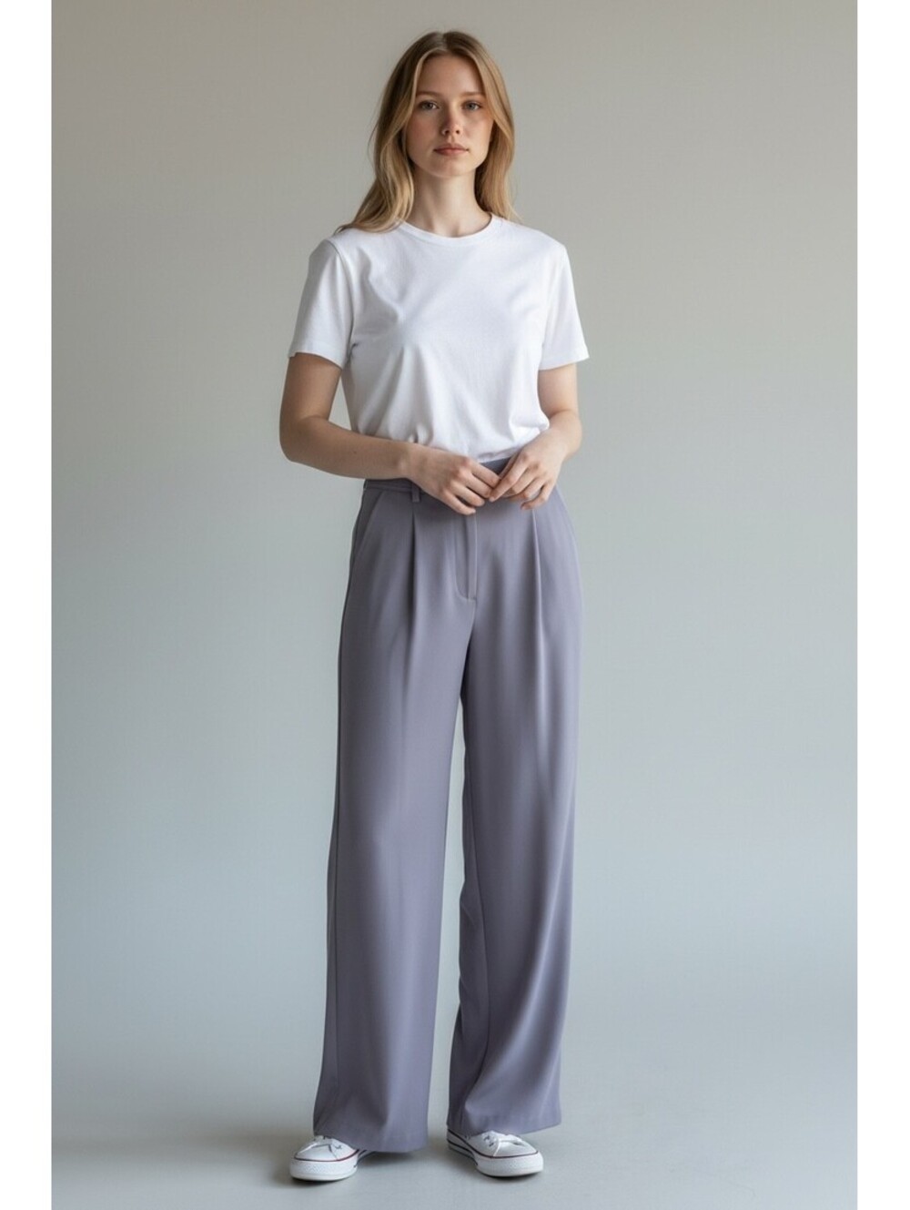 Wide leg Halara Purple trousers Women's size Small Stretch